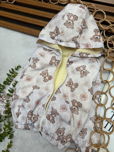 کاپشن تو خزدار کلاه دار ۲ تا ۷ سال پسرانه و دخترانه