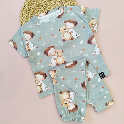 ست راحتی بلوز شلوار دخترانه مناسب ۱ تا ۸ سال