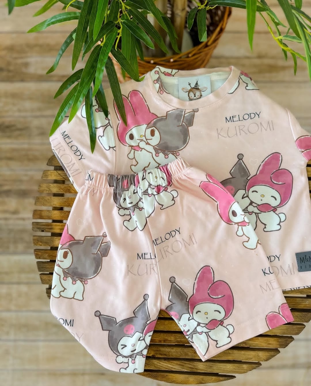 ست تیشرت شلوارک طرح کرومی