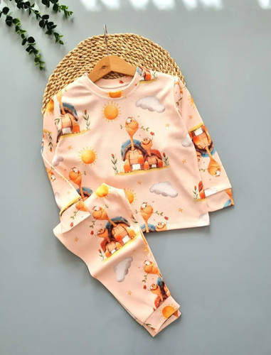 ست راحتی بلوز شلوار نخ پنبه درجه یک ۱ تا ۸ سال